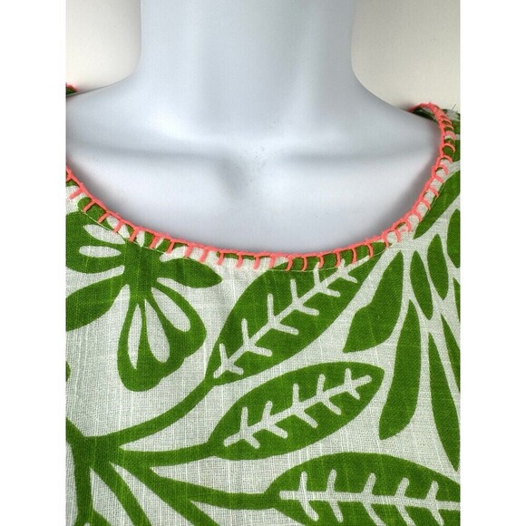 Uncle Frank 100% Cotton Birds of Paradise Beachy Tiered Midi Dress, Sz. L-XL - Picture 4 of 15